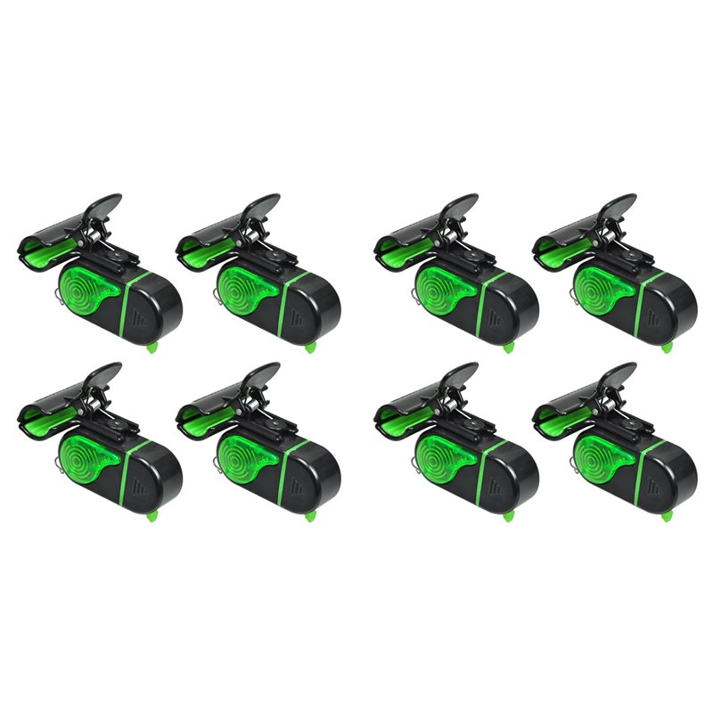 Bite Alarm - A06F-8PCS Avvisatori Acustici da Pesca con