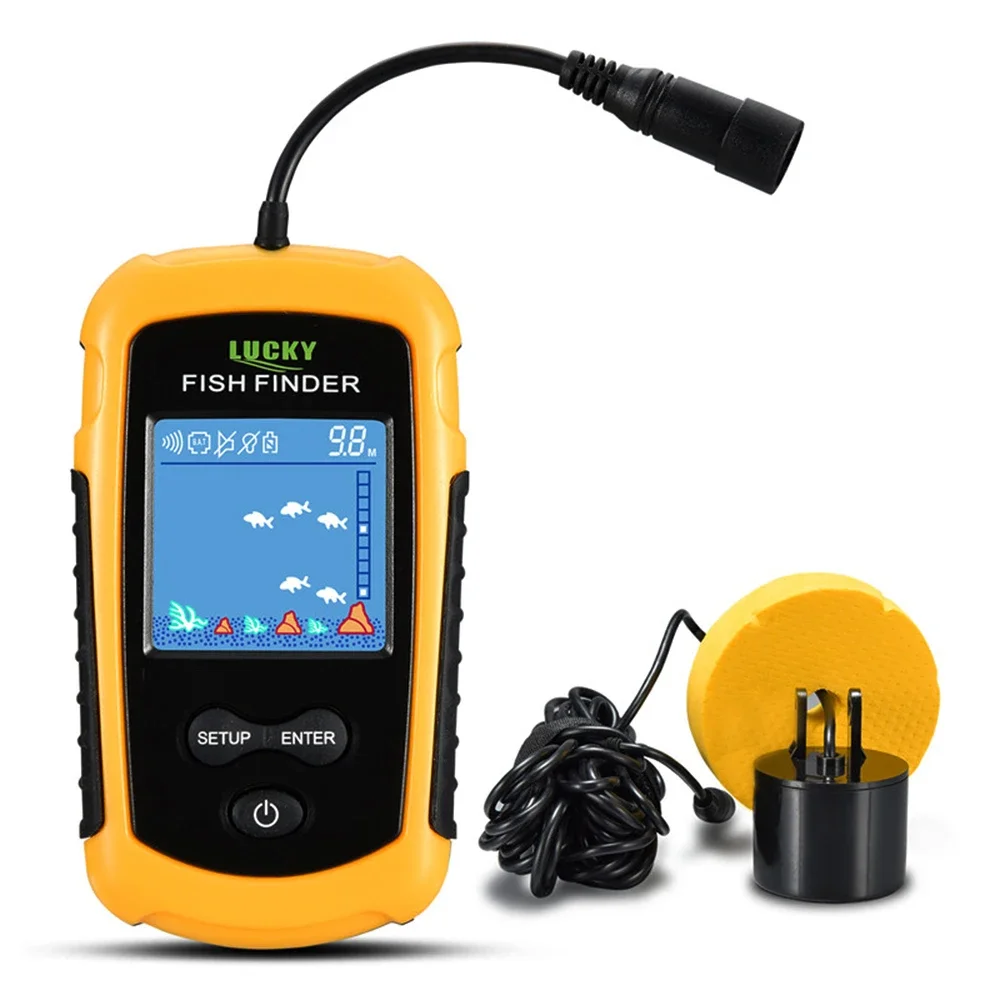 Schermo LCD a colori fortunato - Fish Finder Portable recensione e prezzo