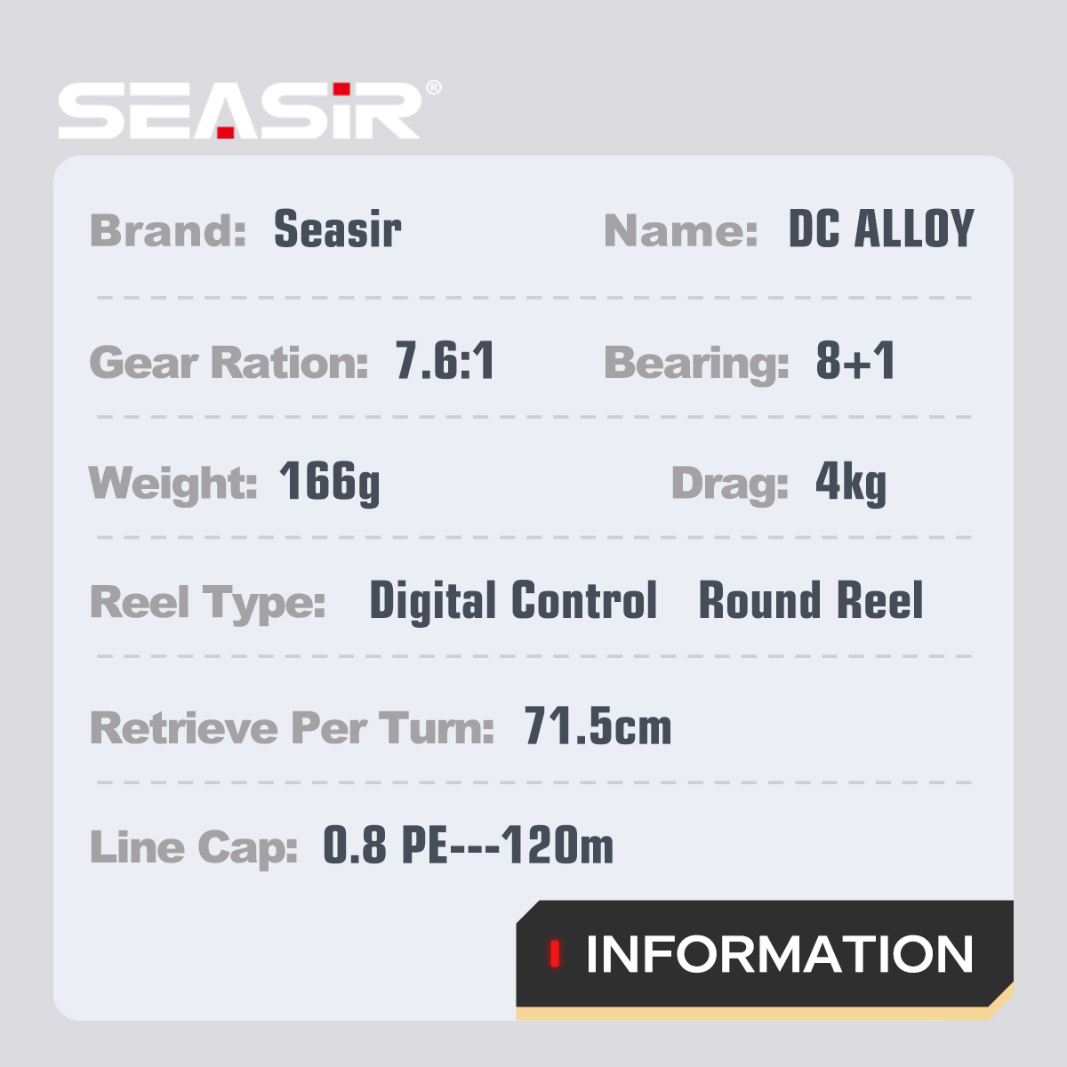 Mulinello da pesca SEASIR DC A - Kastking Reel Zephyr recensione e prezzo