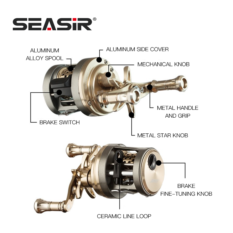 SEASIR JH Mulinello da baitcas - Abu Garcia Reel Max recensione e prezzo