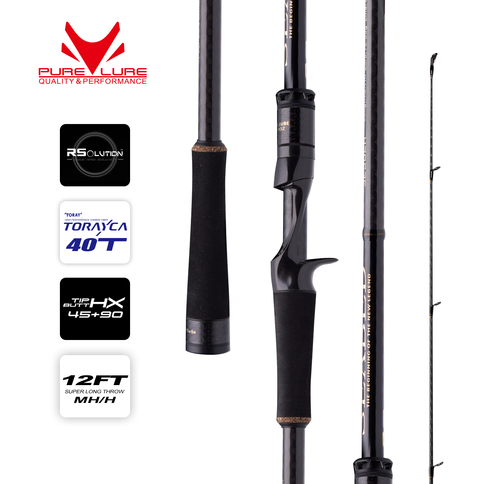 PURELURE SEABED 12FT 3.0m 3.3m - Kastking Reel Zephyr recensione e prezzo